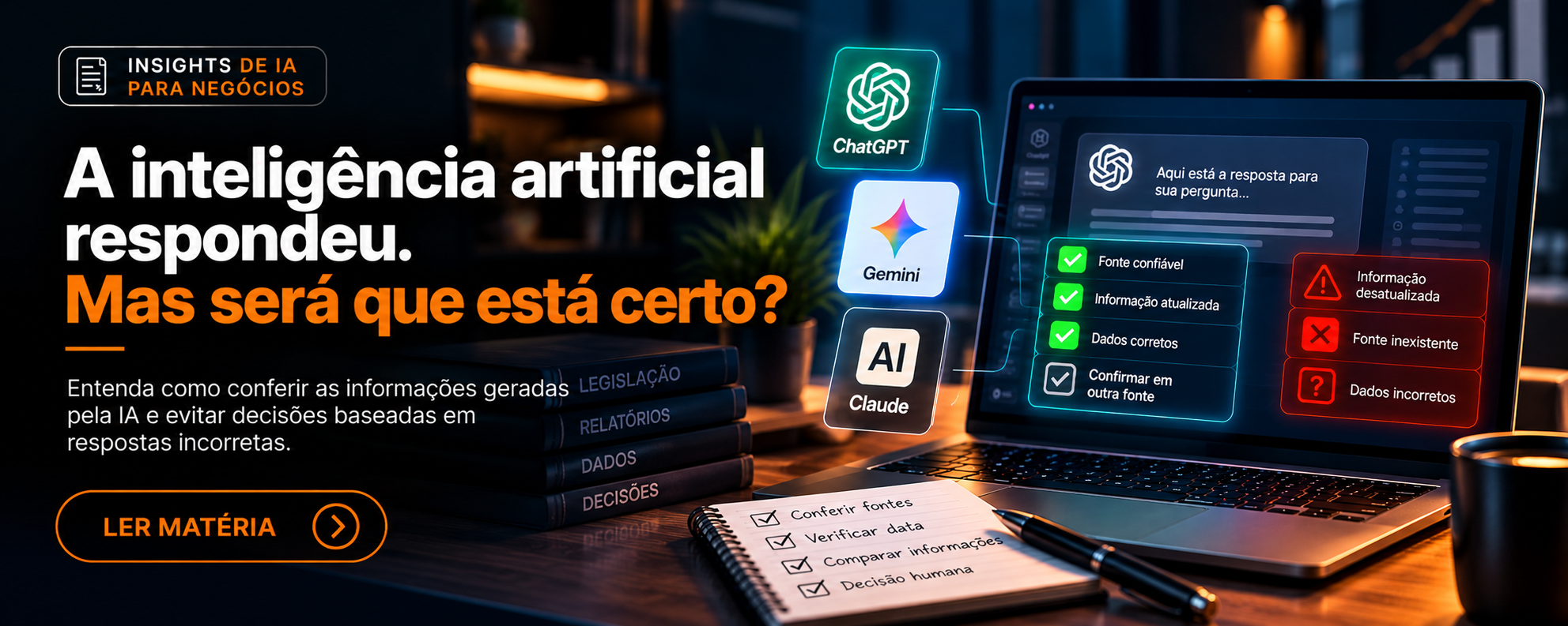 Como saber se as respostas da inteligência artificial estão corretas?