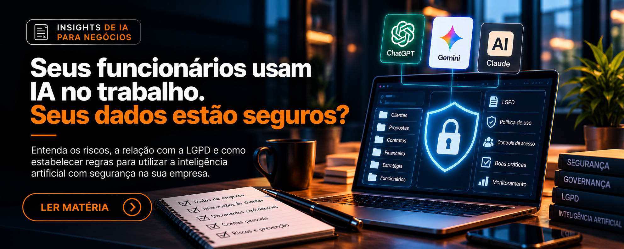 Meus funcionários usam inteligência artificial no trabalho. Isso é seguro?